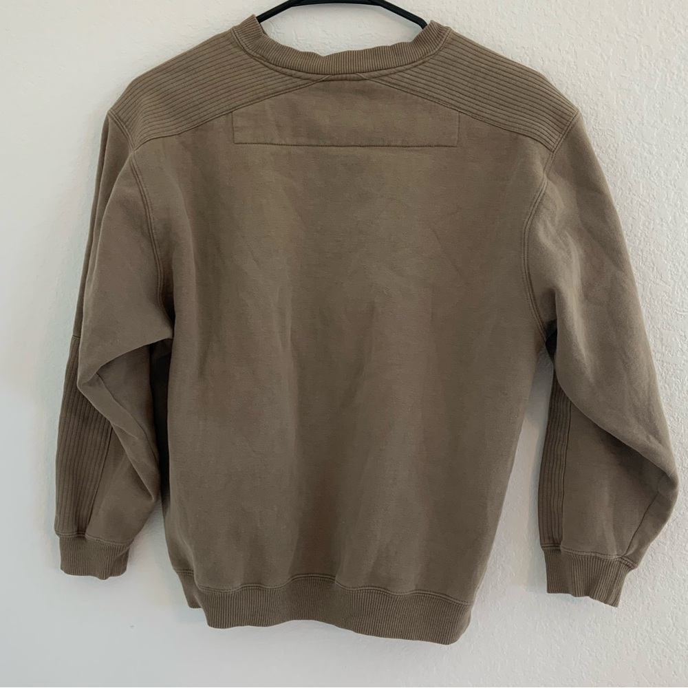Palm Springs Crewneck Army Green Sweatshirt - Picture 10 of 12